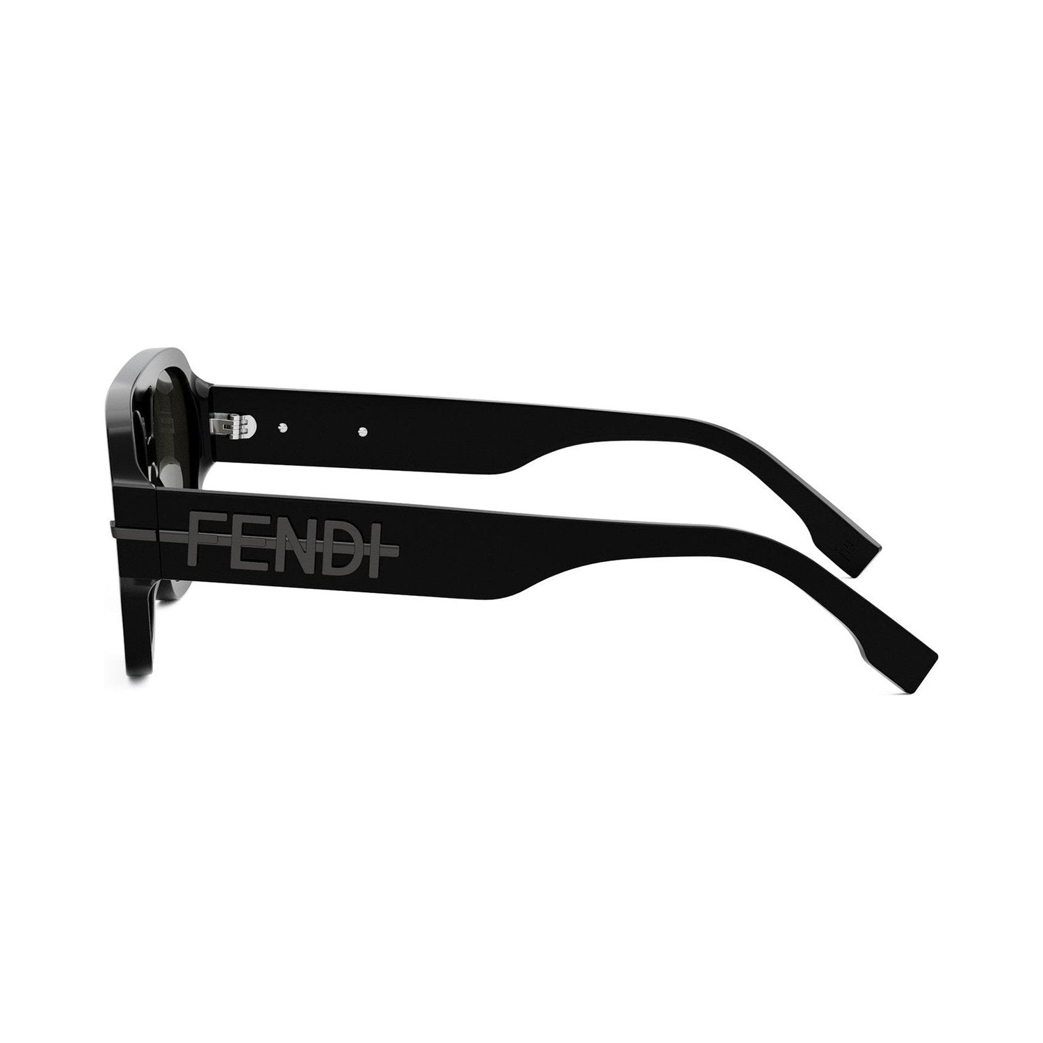 Fendigraphy Black Square Sunglasses 01a