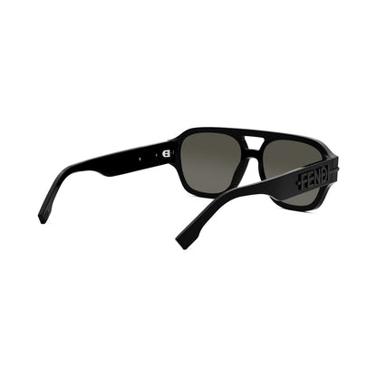 Fendigraphy Black Square Sunglasses 01a