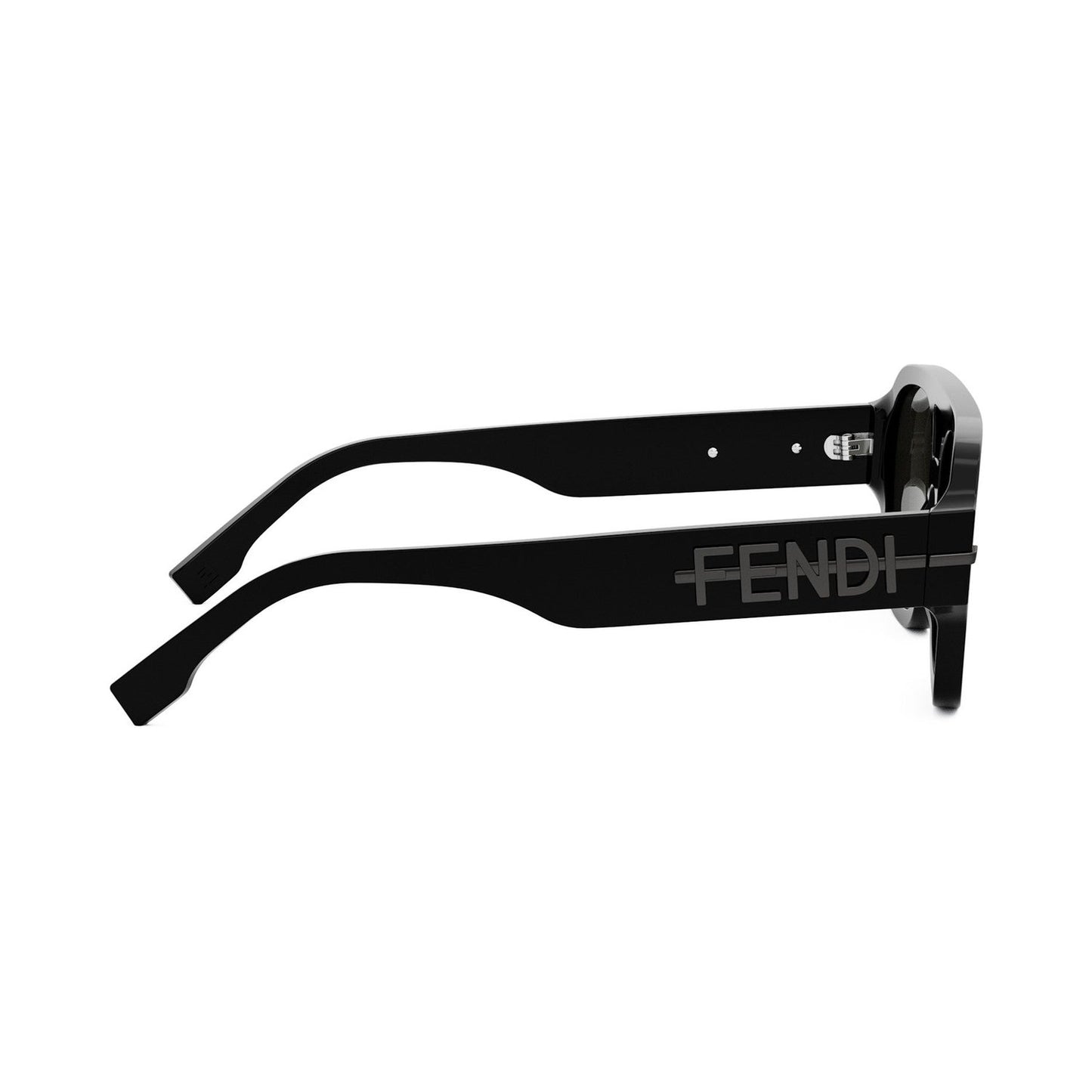 Fendigraphy Black Square Sunglasses 01a