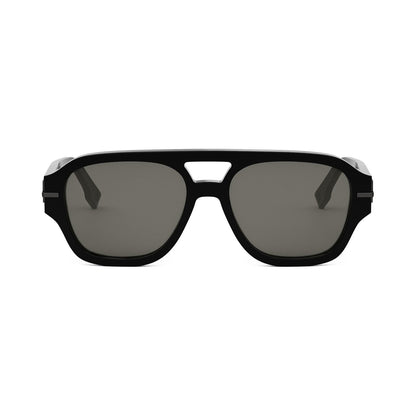Fendigraphy Black Square Sunglasses 01a