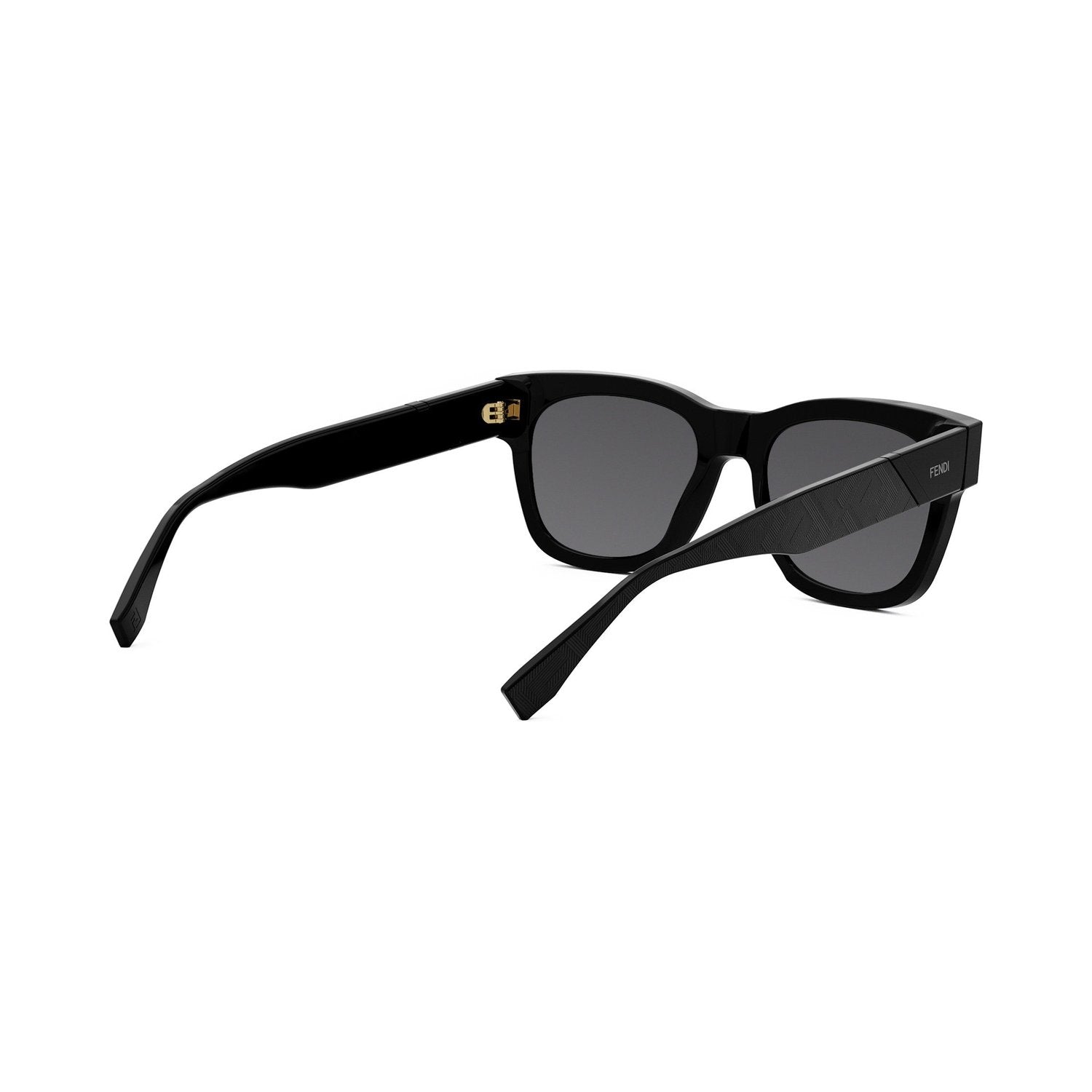 Fendi Diagonal Black Square Sunglasses 01a