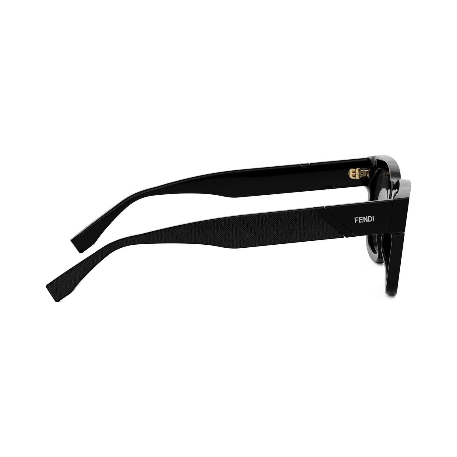 Fendi Diagonal Black Square Sunglasses 01a