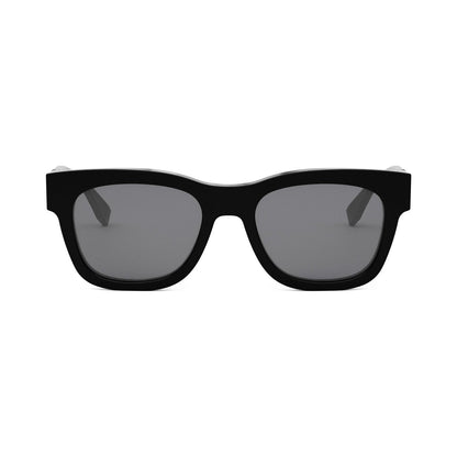 Fendi Diagonal Black Square Sunglasses 01a