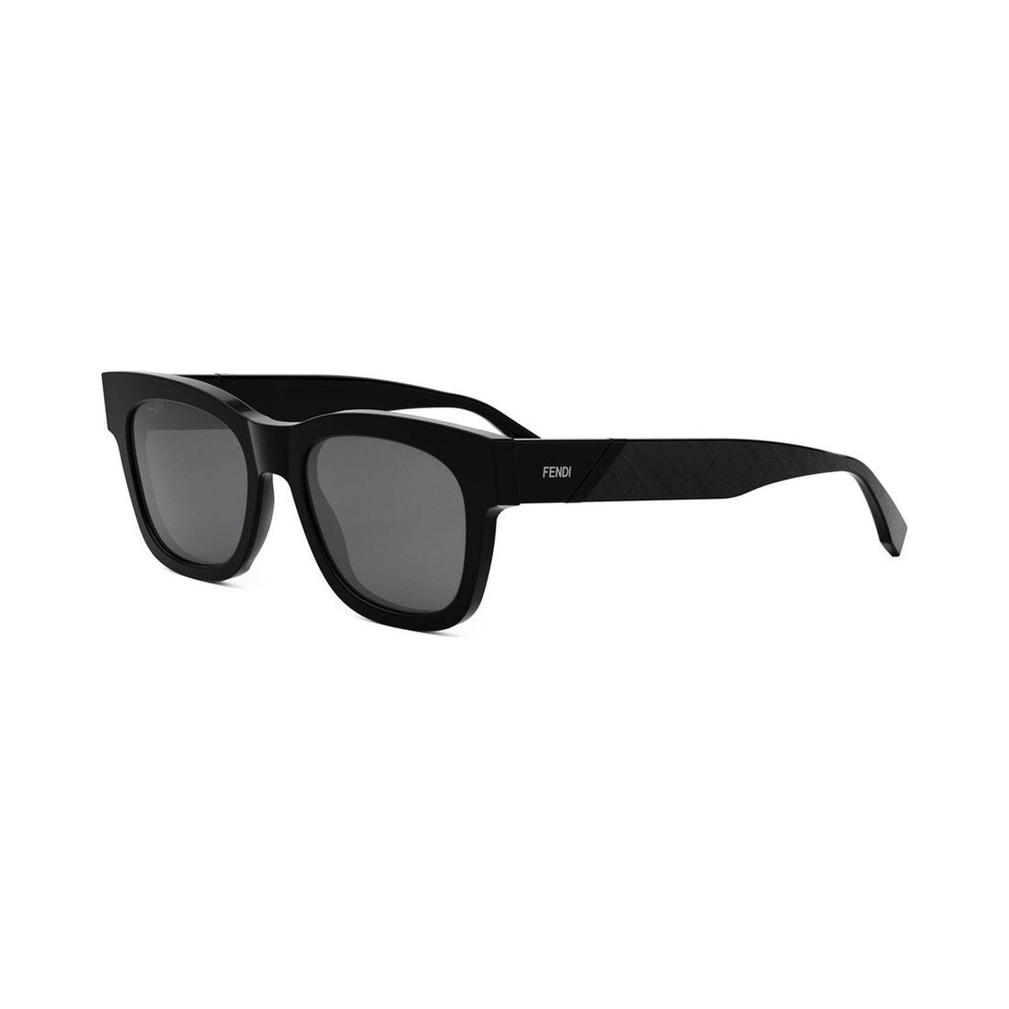 Fendi Diagonal Black Square Sunglasses 01a