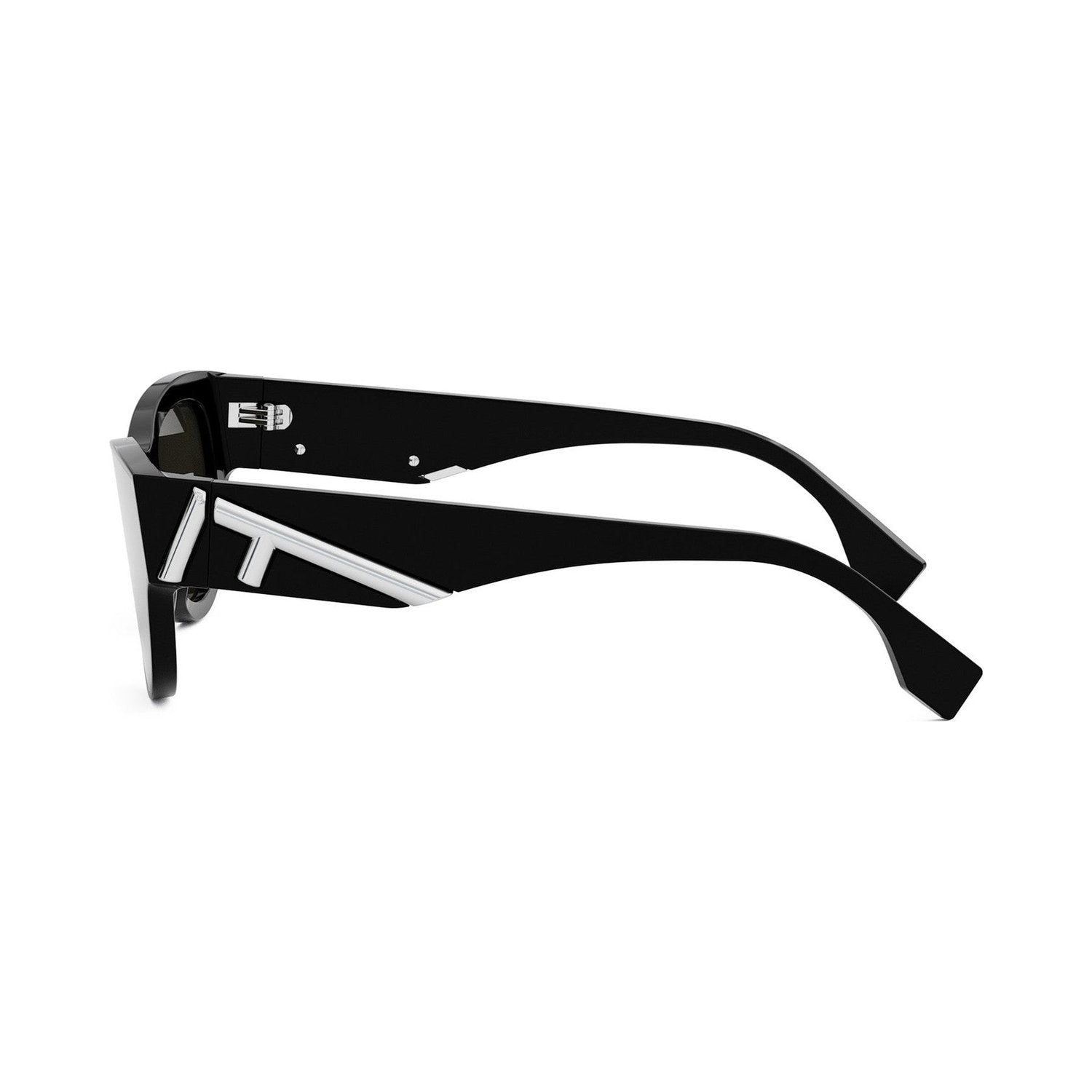 Fendi First Black Round Sunglasses 01a