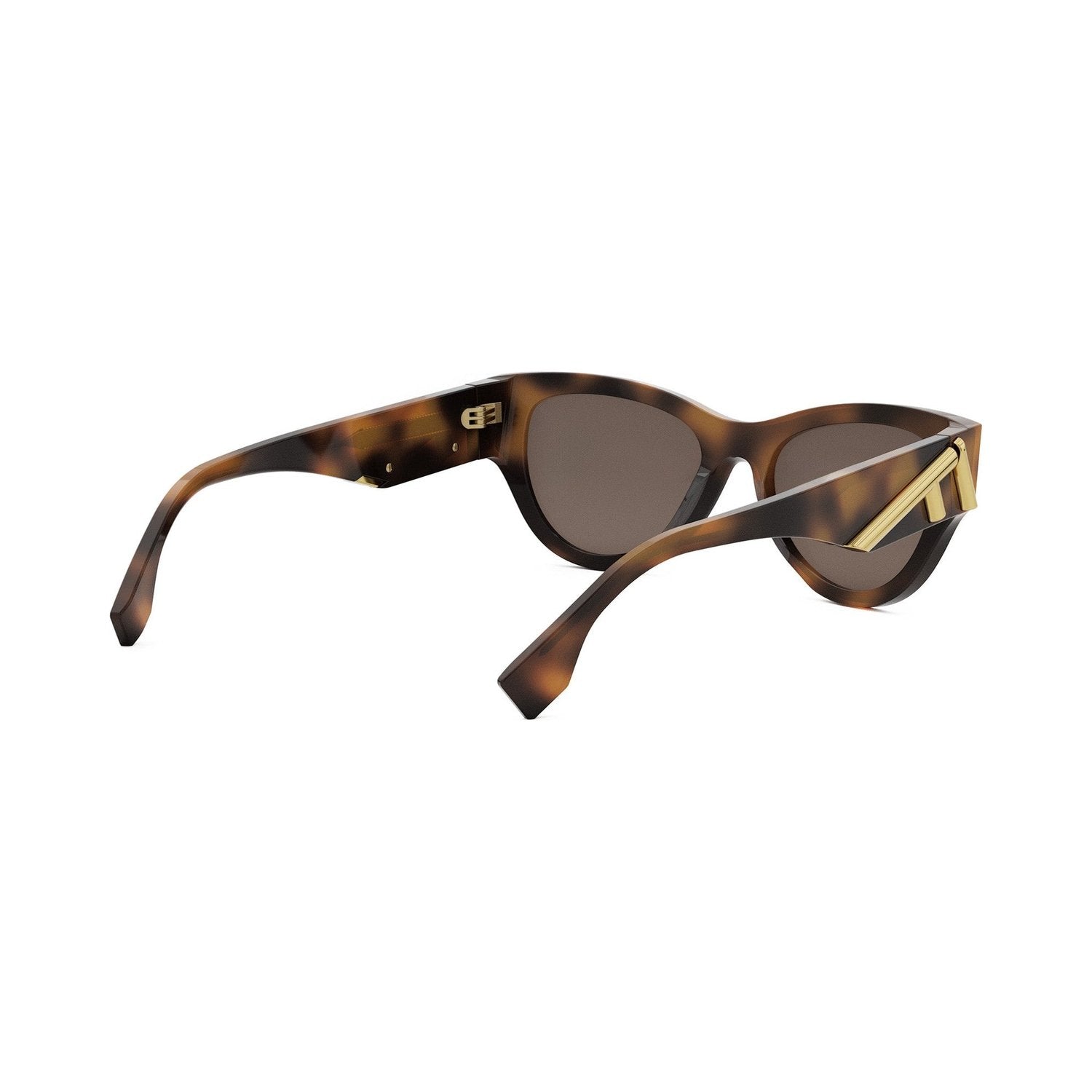 Fendi First Havana Round Sunglasses 53e