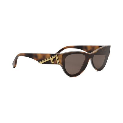 Fendi First Havana Round Sunglasses 53e