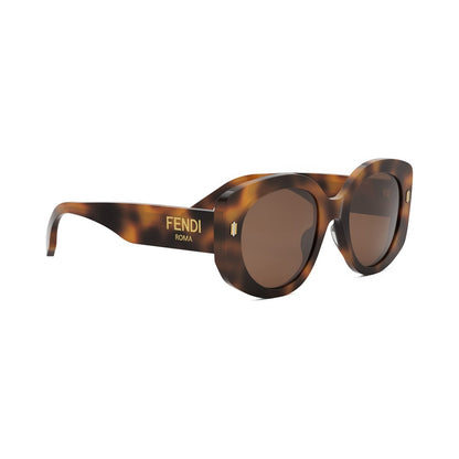 Fendi Roma Havana Round Sunglasses 53e