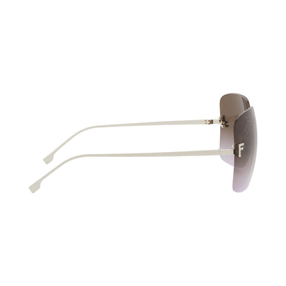 Fendi First Crystal Gold Square Sunglasses 32e