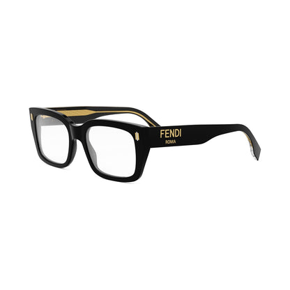 Fendi Roma Black Square Eyeglasses 001