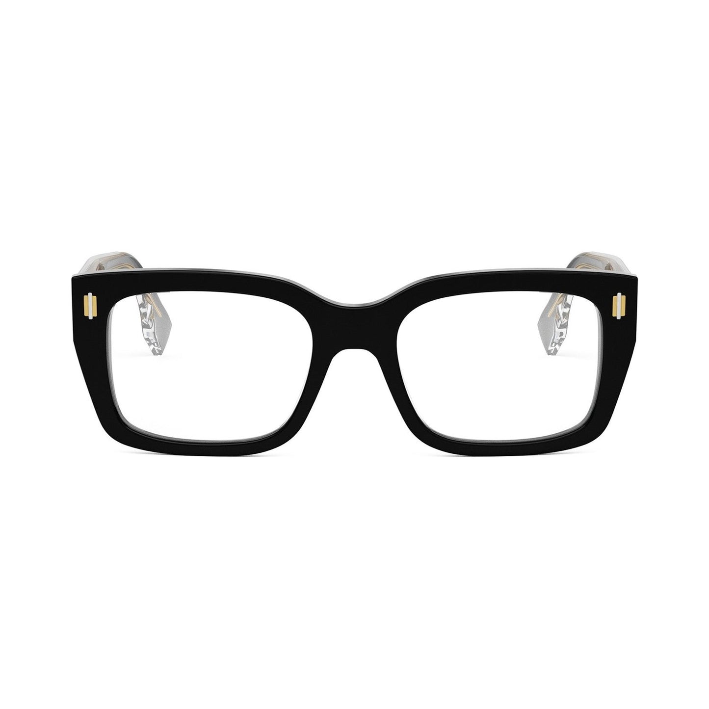 Fendi Roma Black Square Eyeglasses 001