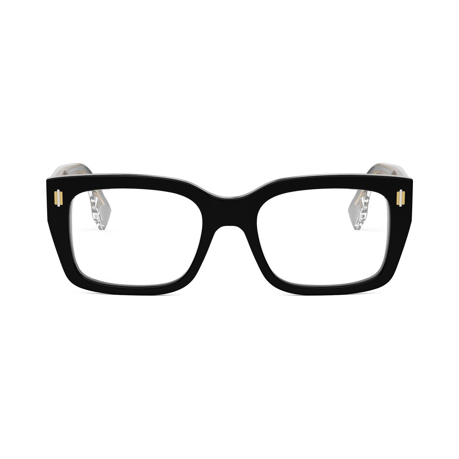 Fendi Roma Black Square Eyeglasses 001