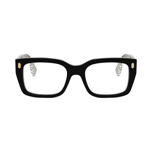 Fendi Roma Black Square Eyeglasses 001