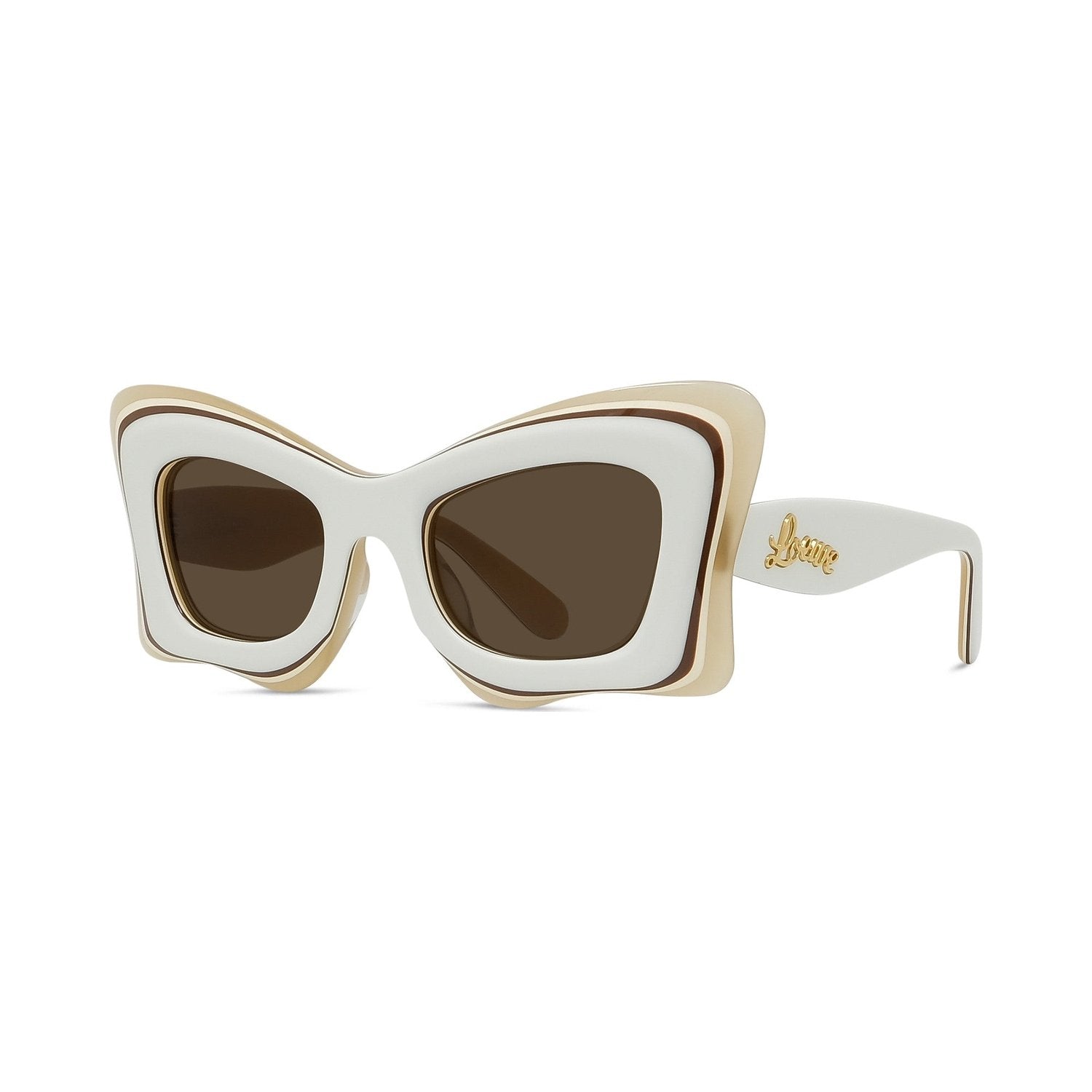 Curvy Brown Butterfly Sunglasses 25e