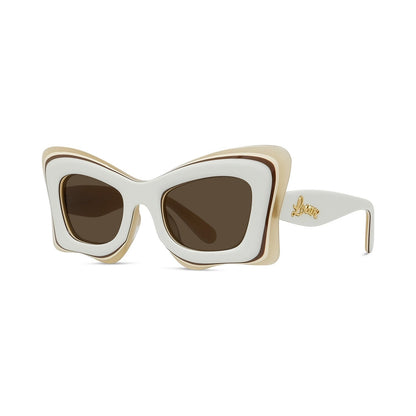 Curvy Brown Butterfly Sunglasses 25e