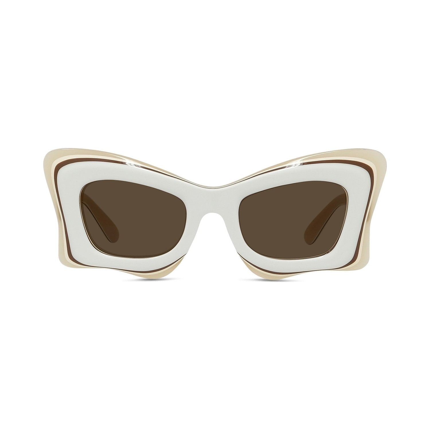 Curvy Brown Butterfly Sunglasses 25e