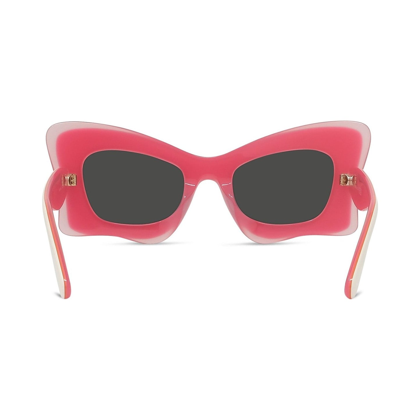 Curvy White Butterfly Sunglasses 59a