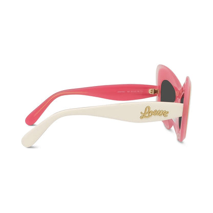 Curvy White Butterfly Sunglasses 59a