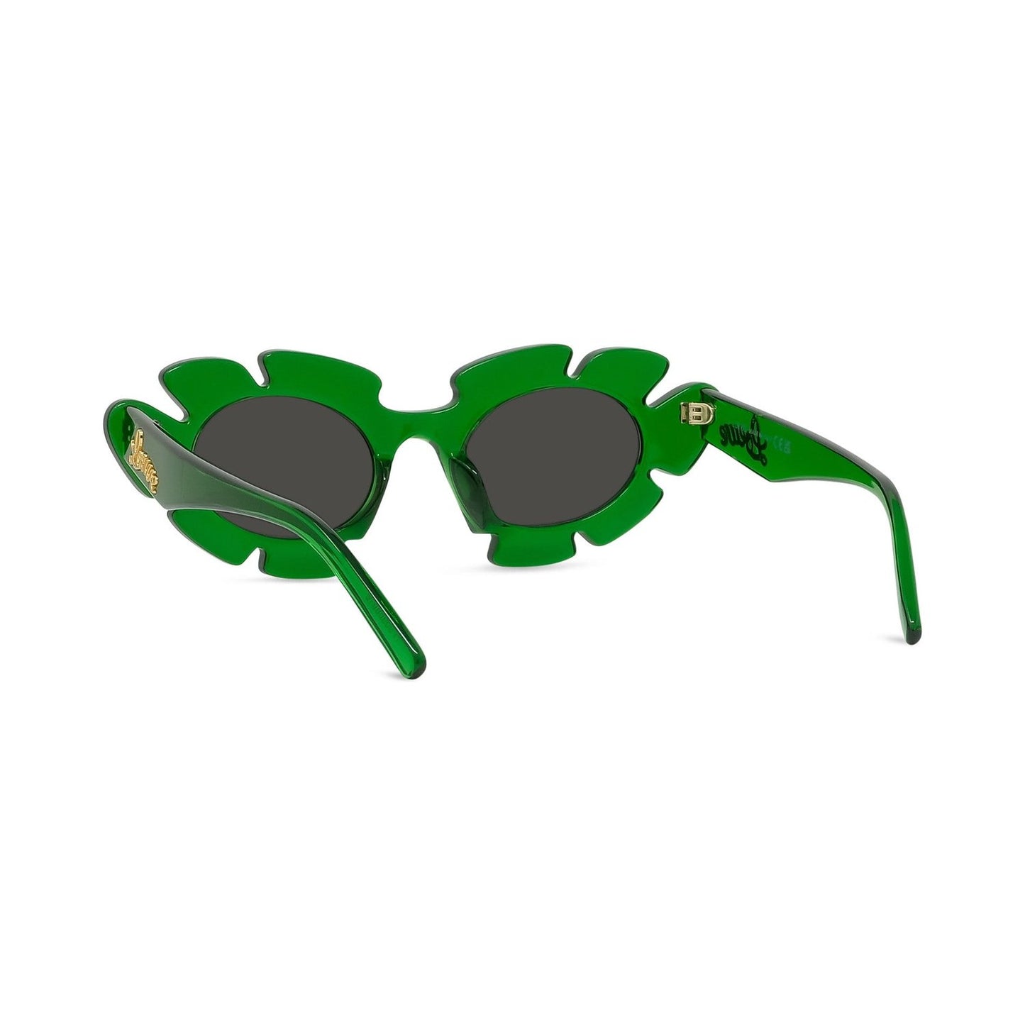 Curvy Green Cat Eye Sunglasses 98a