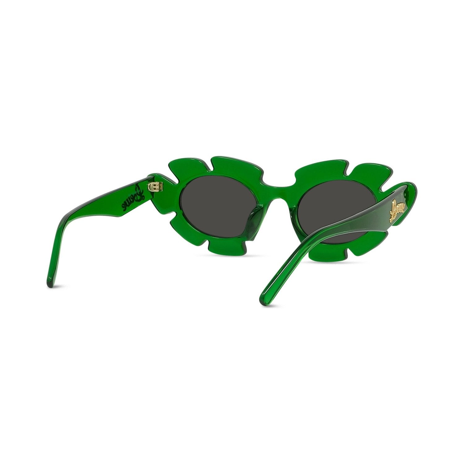 Curvy Green Cat Eye Sunglasses 98a