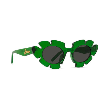 Curvy Green Cat Eye Sunglasses 98a