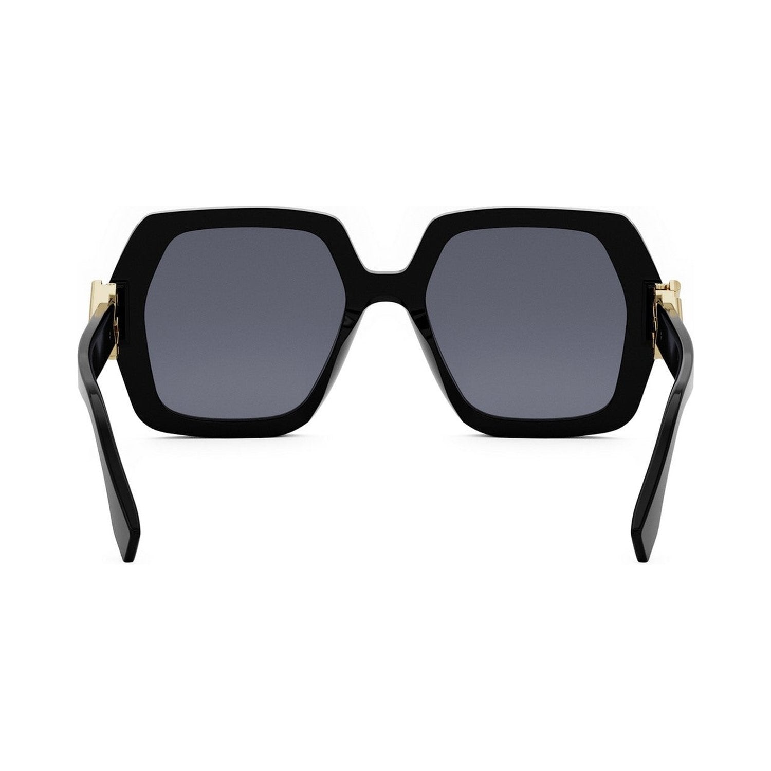 FF Diamonds Black Square Sunglasses 01v
