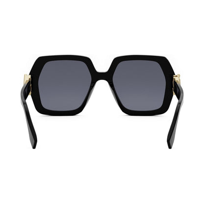 FF Diamonds Black Square Sunglasses 01v