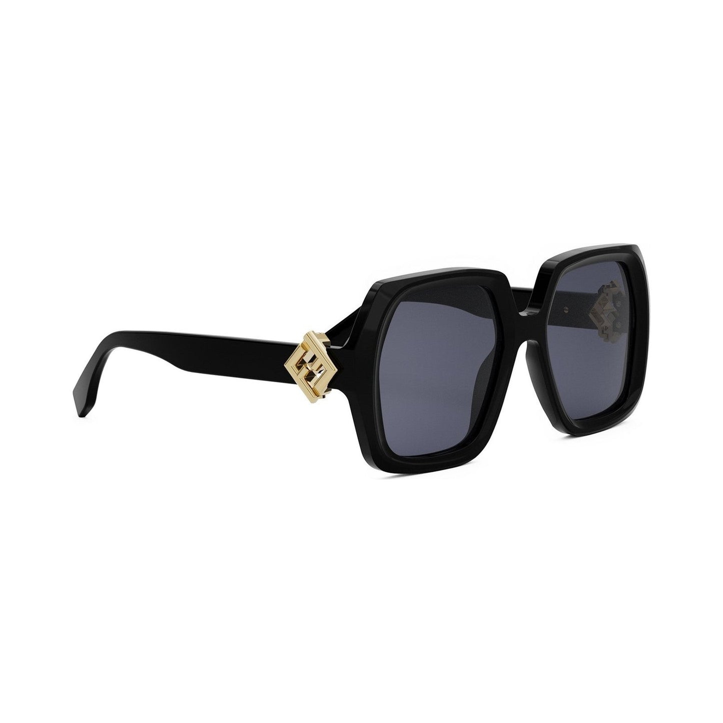 FF Diamonds Black Square Sunglasses 01v