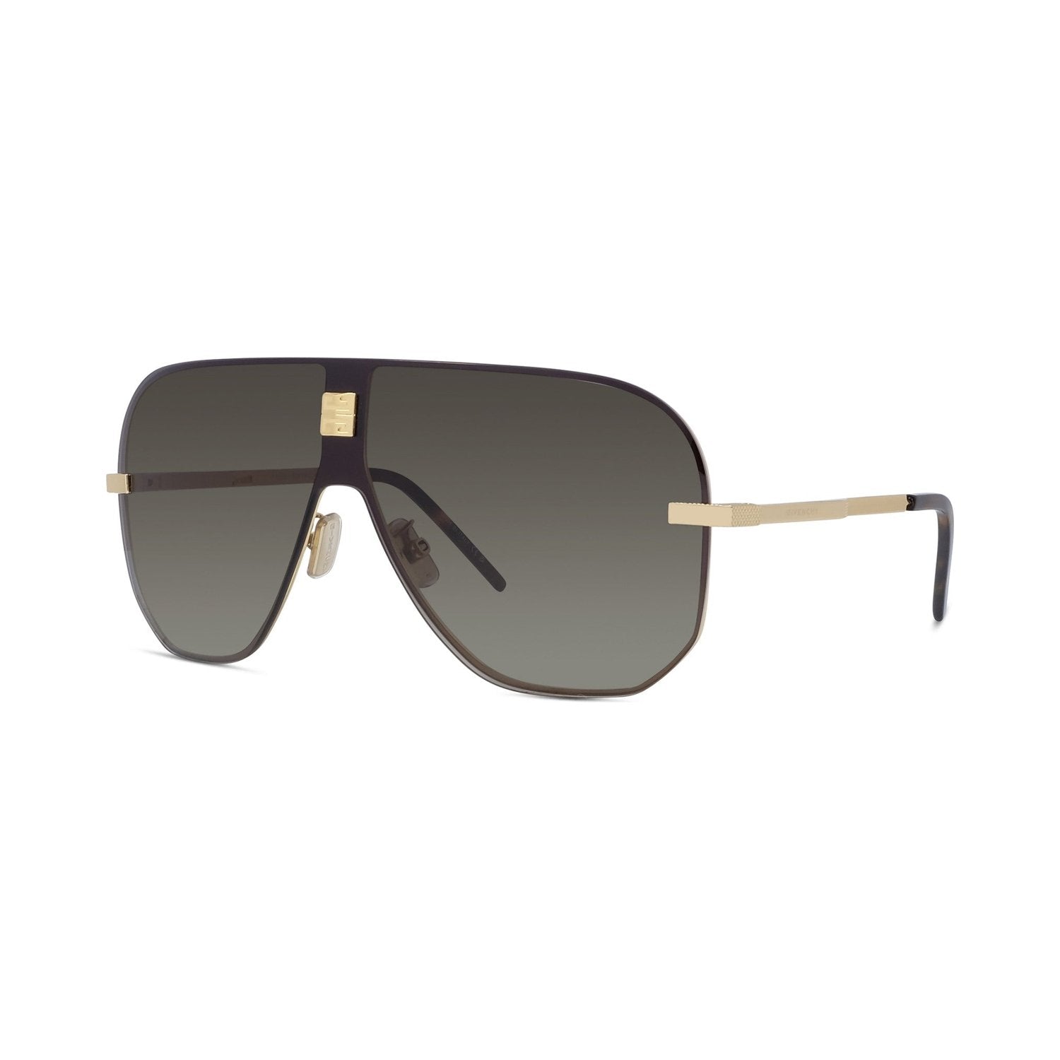 4GEM Gold Rectangular Sunglasses