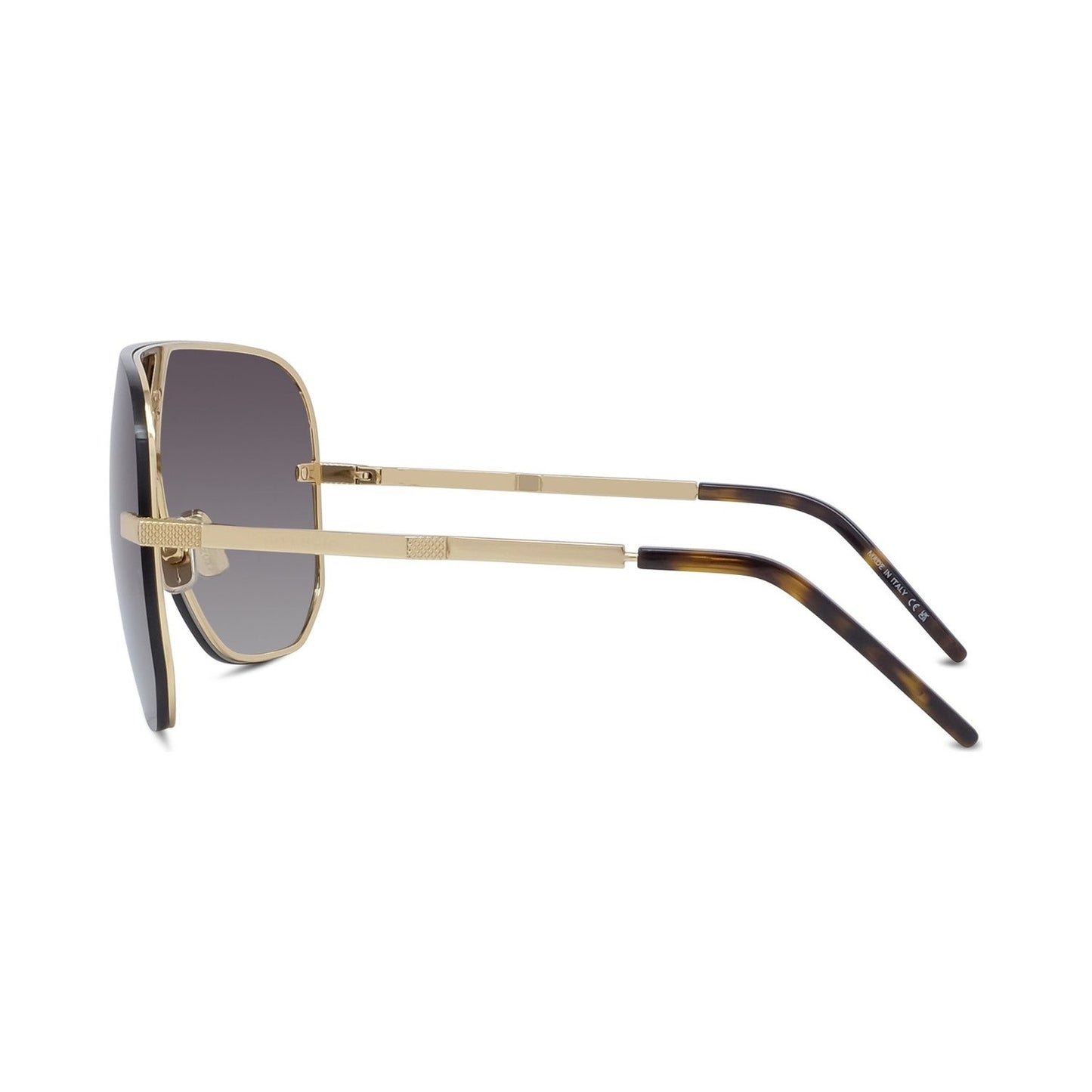 4GEM Gold Rectangular Sunglasses