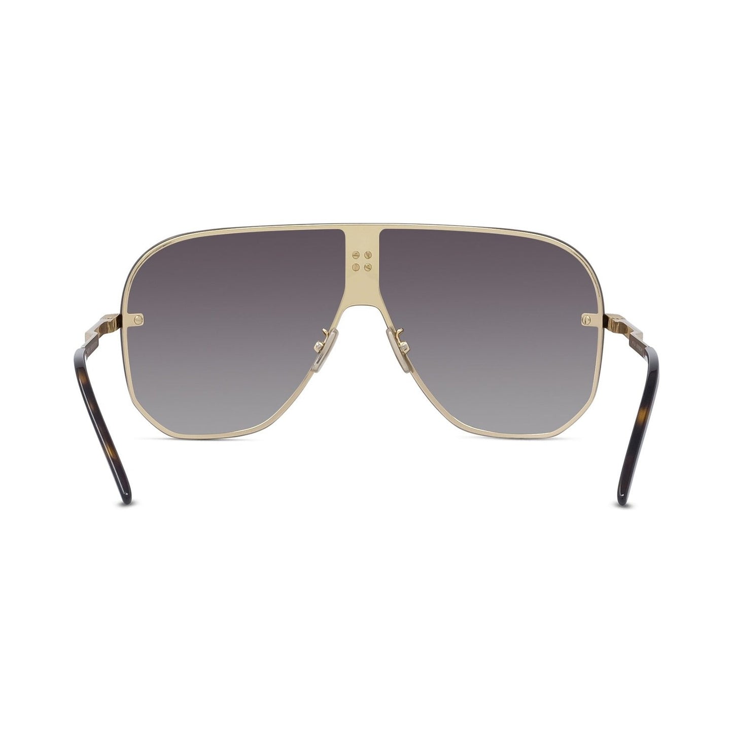 4GEM Gold Rectangular Sunglasses