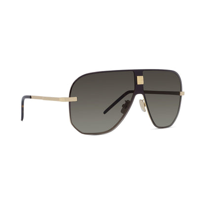 4GEM Gold Rectangular Sunglasses