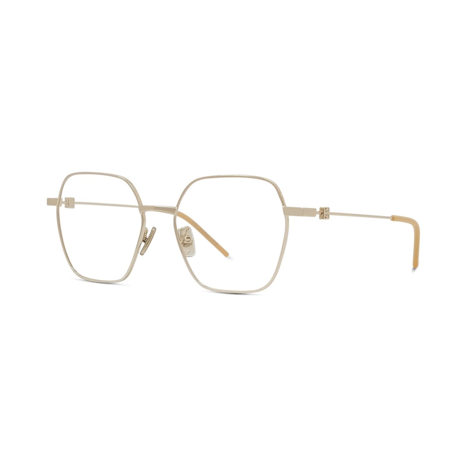 GV Speed Gold Geometric Eyeglasses