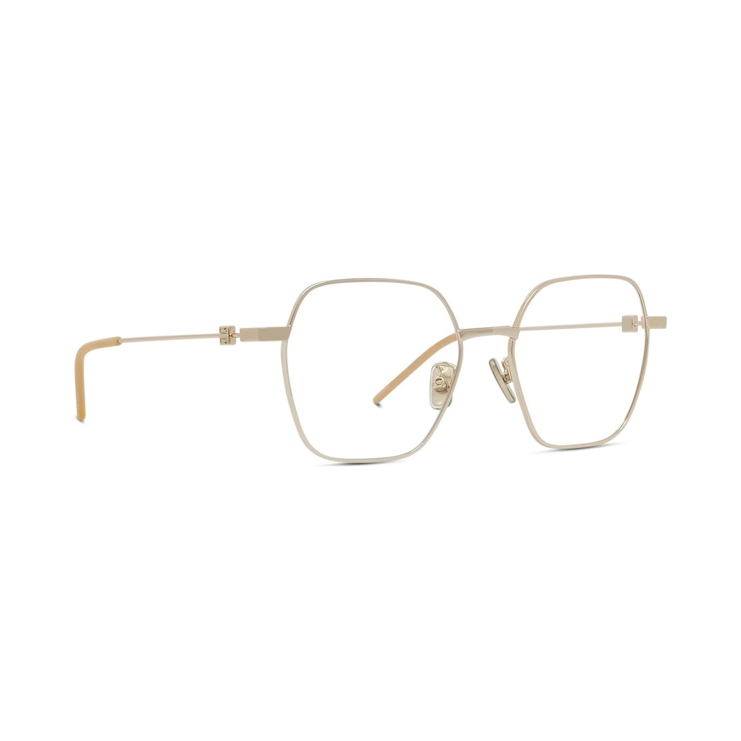 GV Speed Gold Geometric Eyeglasses