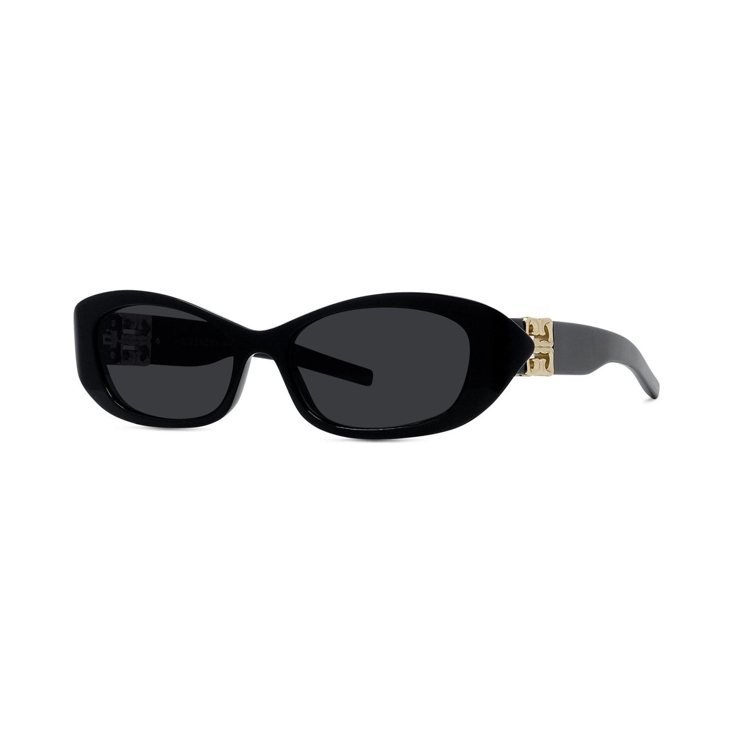 4G Liquid Black Cat Eye Sunglasses 01a