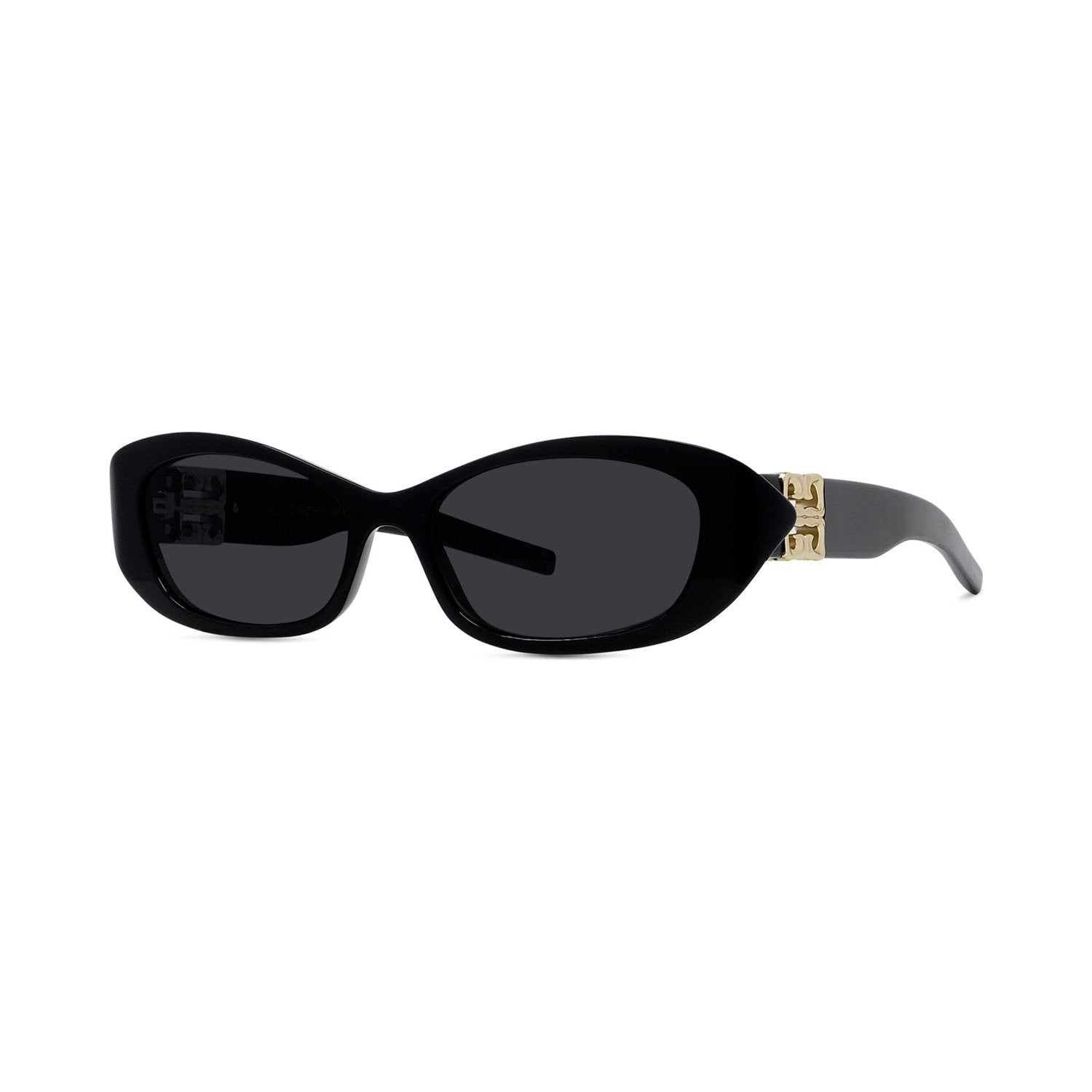 4G Liquid Black Cat Eye Sunglasses 01a