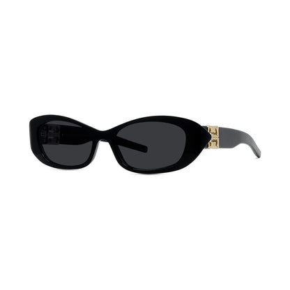 4G Liquid Black Cat Eye Sunglasses 01a