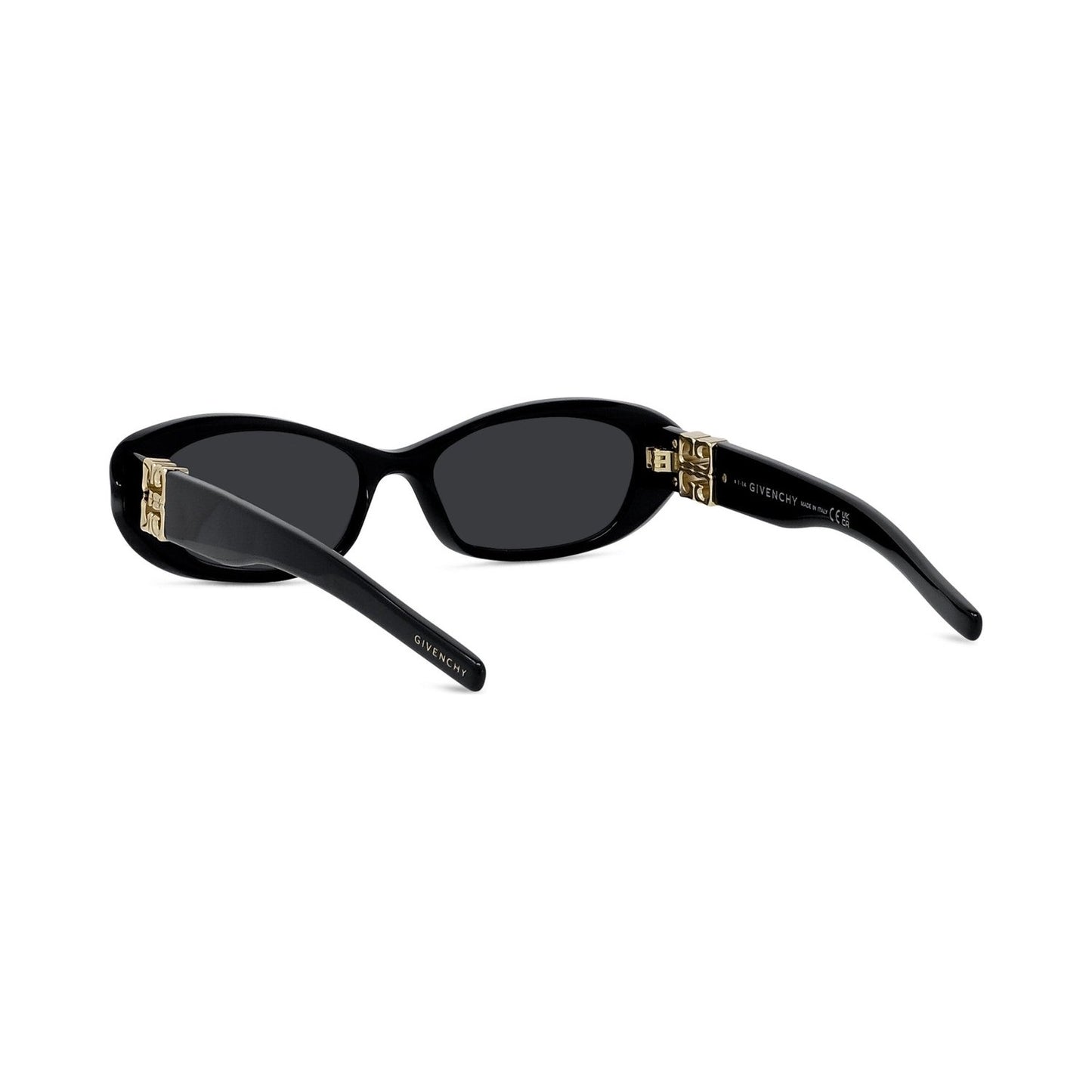 4G Liquid Black Cat Eye Sunglasses 01a