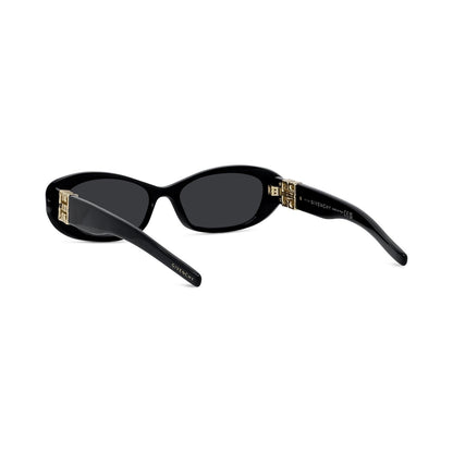 4G Liquid Black Cat Eye Sunglasses 01a