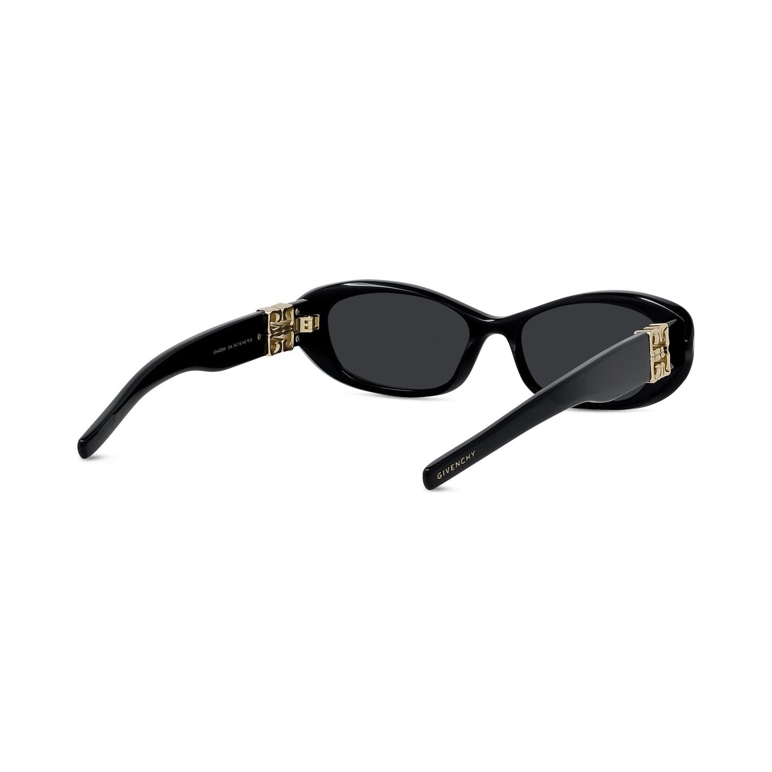 4G Liquid Black Cat Eye Sunglasses 01a