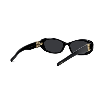 4G Liquid Black Cat Eye Sunglasses 01a