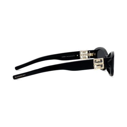4G Liquid Black Cat Eye Sunglasses 01a