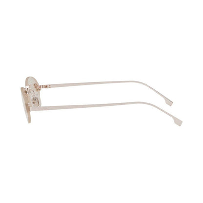 Fendi First Crystal Rose Oval Sunglasses 28y