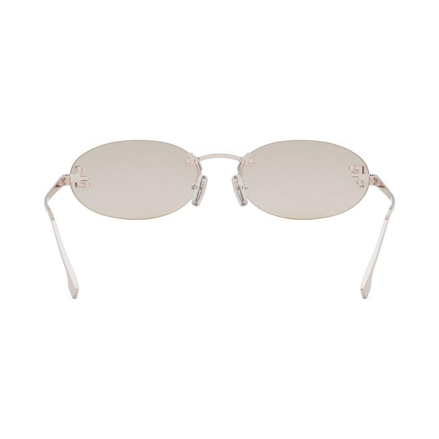 Fendi First Crystal Rose Oval Sunglasses 28y