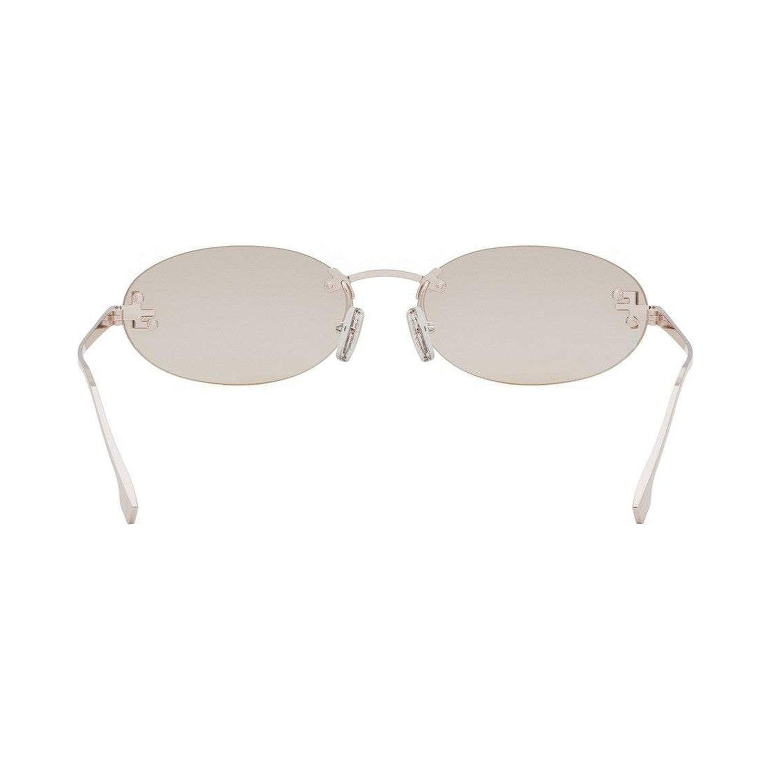 Fendi First Crystal Rose Oval Sunglasses 28y