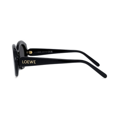 Slim Black Geometric Sunglasses 01a