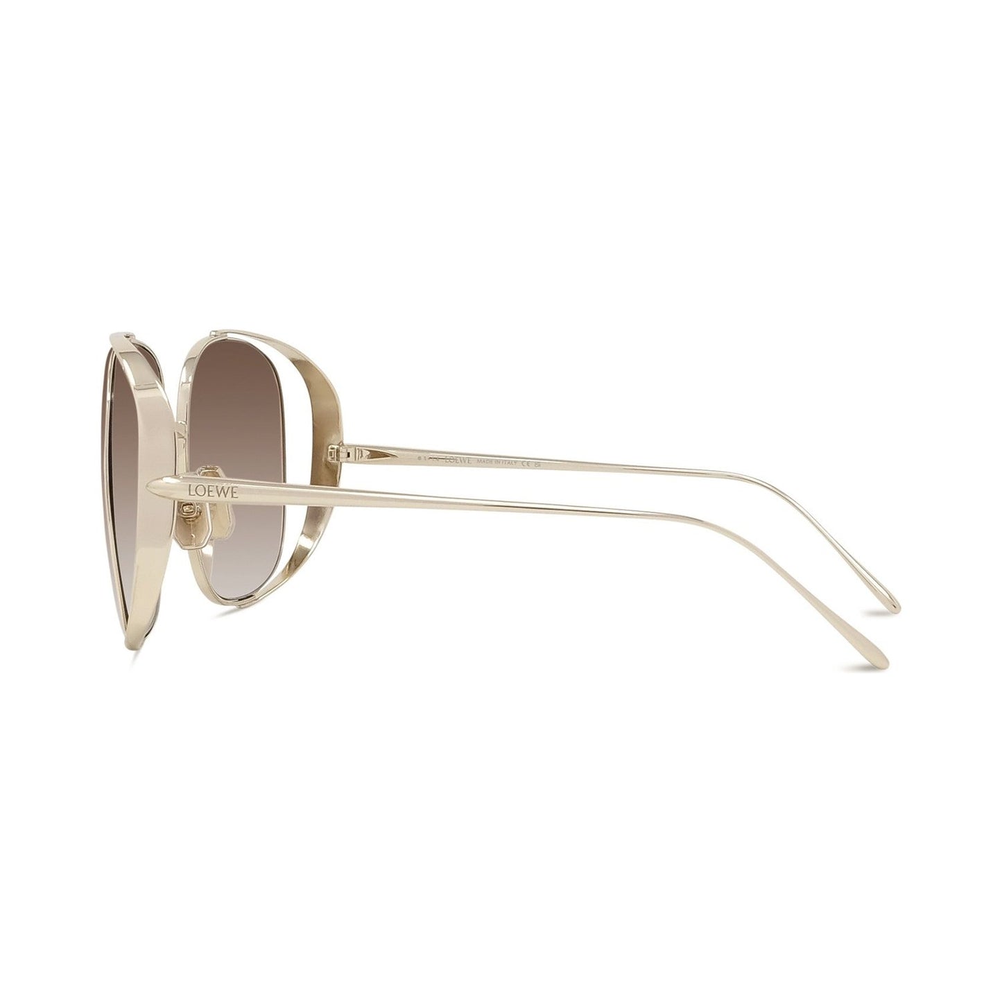 Signature Gold Rectangular Sunglasses 32f