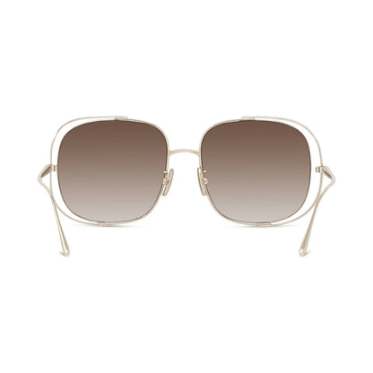 Signature Gold Rectangular Sunglasses 32f