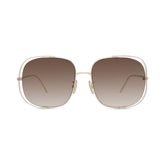 Signature Gold Rectangular Sunglasses 32f