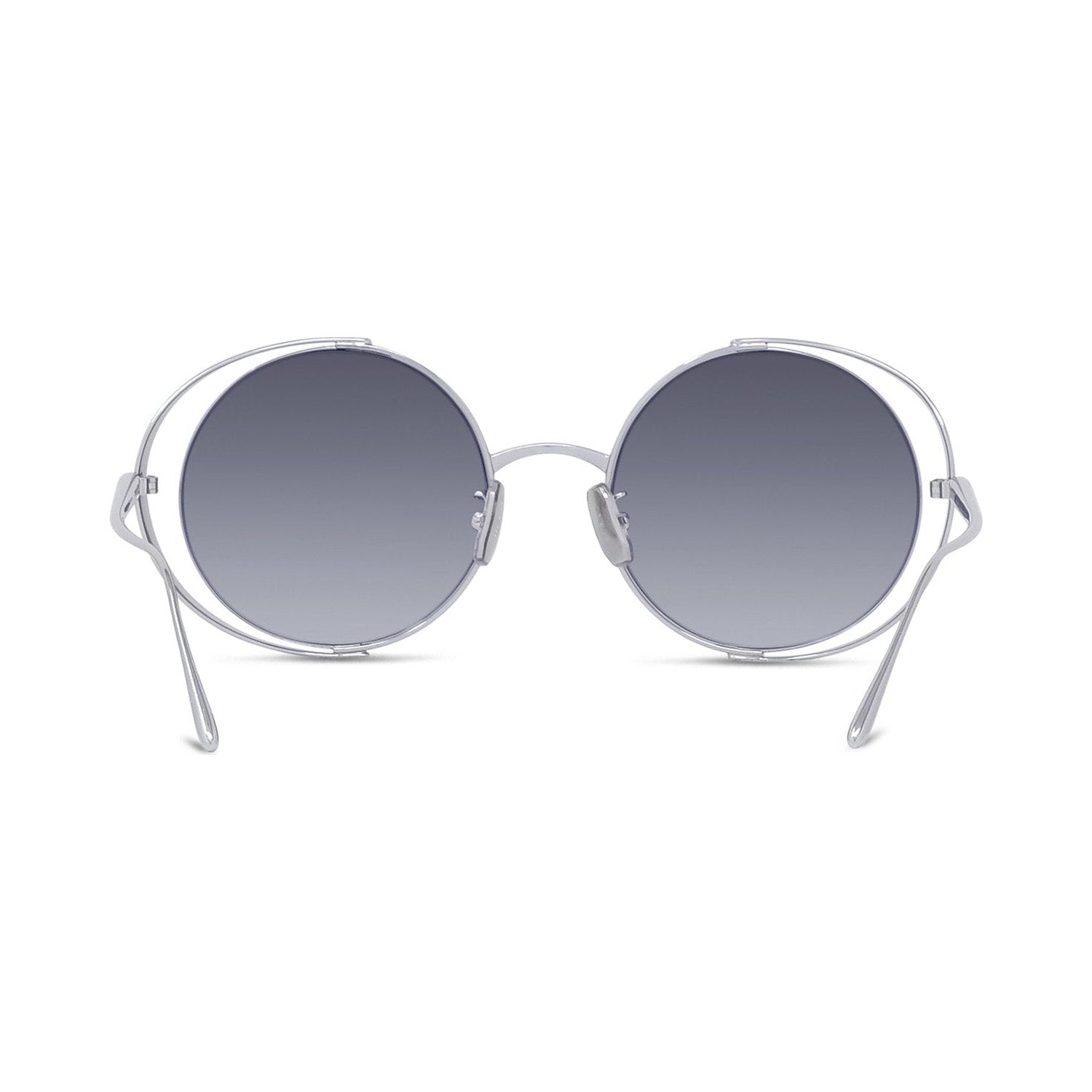 Signature Silver Round Sunglasses
